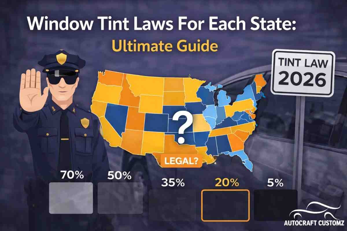 Window Tint Laws For Each State: Ultimate Guide - autocraftcustomz
